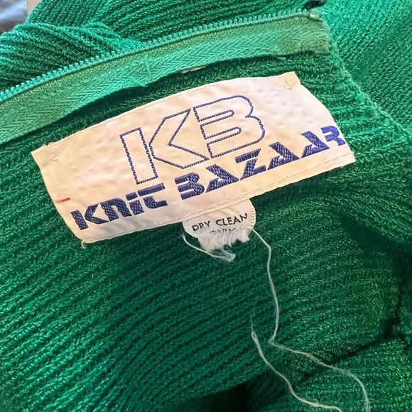 Knit Bazaar Vintage Knit maxi dress size 6/8 - Picture 3 of 10